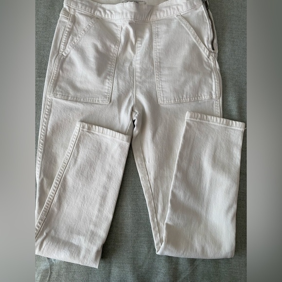 Free People White Ankle & Cropped Jeans - Picture 1 of 9
